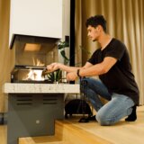 Kondela Orodje za kamin, črno, kovano železo / lito železo, MUKO | Shoptok.si