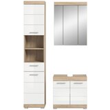 MID.YOU Kopalnica Lambada, Barva Hrasta, Bela, 3-Delna | Shoptok.si