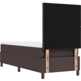  Krevet s Boxspringom s Madracem Tamnosmeđi 80x200 cm Tkanina | shoptok.hr