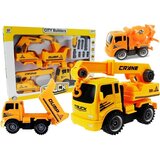  Dječji set autića za sastavaljanje s alatom - Mixer Tipper | shoptok.hr