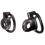 SuperLove Dual Cages Chastity Set Black Cene