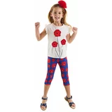 Mushi Red Poppy Girl Kids T-shirt Leggings Suit