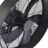  ZEVENTI - Zidni ventilator FANNY 50W/230V crni + daljinski upravljač | Eponuda.com