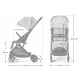 Kinderkraft KOLICA INDY 3 URBAN GREY | Eponuda.com
