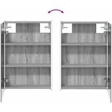  Set ormarića za kupaonicu 5 pcs Siva Sonoma 43 x 11,5 x 60,5 cm | shoptok.hr