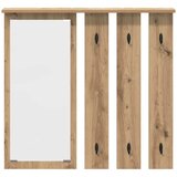  Vješalica za kapute na zidu Zidne hrast artisan 84 x 10 x 80 cm | shoptok.hr