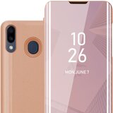 Cadorabo CARE, združljiv s Samsungom v Kunzit Pink - prozorno za zaščito z ogledalom z zrcalo z funkcijo stojala 360 stopinj zaščita, (20569590) Cene