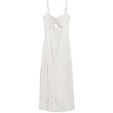 Bershka Poletna obleka slonovina | Shoptok.si