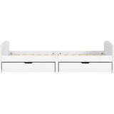  Dnevni ležaj s 2 ladice IRUN bijeli 90x200 cm masivna borovina | shoptok.hr