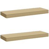  Jastučići za klupe - 2 dijela VUGHT 2 pcs 100% poliester Bež | shoptok.hr