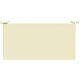  Jastuk za sjedalo SOEST 100% poliester Krem 120 x 80 x 10 cm Slike
