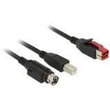 Delock 85489 USB cable USB 2.0 3 m USB B Black | shoptok.hr