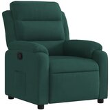 vidaXL Naslanjač temno zelen žamet, (20929279) | Shoptok.si
