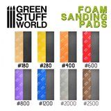 Green Stuff World foam sanding pads - fine grit assortment (packx20) Cene