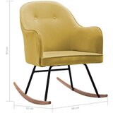  Gugalni stol gorčično rumen žamet - Gugalni Stol, (21420252) | Shoptok.si