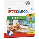 Tesa MOLL Tesnilo za profil z E-žlebom (Bele barve, 6 m x 9 mm x 4 mm, Primerno za: Širine stebrov 1 - 3,5 mm) Cene