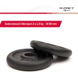 Worqout Weights 1.5Kg Iron Weight Plates x 2 pc - unisex | shoptok.hr