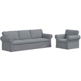  Set sofe 2 pcs Svijetlo siva 245 x 82 x 80 cm tkanina | shoptok.hr