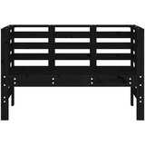  Klupa crna 111 5 x 53 x 71 cm od masivne borovine | shoptok.hr