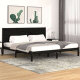  Za krevet od masivne borovine crni 200 x 200 cm Cijene