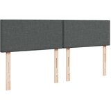 vidaXL Krevet s oprugama i madracem tamnosivi 200 x 200 cm od tkanine | shoptok.hr