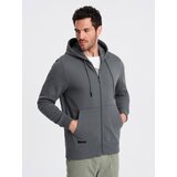 Ombre Unzipped cotton men's BASIC sweatshirt - graphite | Shoptok.si
