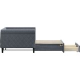 vidaXL Izvlečna dnevna postelja s predali temno siva 90x200 cm žamet | Shoptok.si