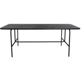 Venture Home Uno pravokutni blagovaonski stol 200 × 90 cm, crni | shoptok.hr