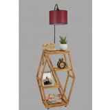 Opviq asos Yanık lambader silindir hasir bordo abajurlu lampa | ePonuda.com