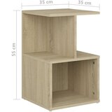  Nočna omarica 2 kosa sonoma hrast 35x35x55 cm iverna plošča, (20808599) | Shoptok.si