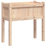 Maison Chic Vrtno cvetlično korito - Cvetlični Lonec z nogami 70x31x70 cm trdna borovina, (21790481) Cene