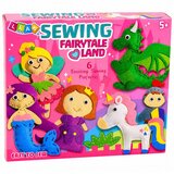  Kreativni set plišanih igračaka od filca za šivanje, Zemlja bajki, DIY, 6 kom. | shoptok.hr