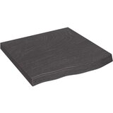  Polica tamnosmeđa 60x60x(2-6) cm od obrađene hrastovine Cijene