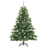 vidaXL Umjetno božićno drvce s stalakom Zelena 150 cm PE i PVC | shoptok.hr