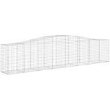  Lučne gabionske košare 5 kom 400x50x80/100 cm pocinčano željezo | shoptok.hr