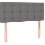  Krevet s oprugama i madracem tamnosivi 90 x 190 cm od tkanine | shoptok.hr