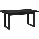  Stol za objedovanje NOAIN 160 cm Masivna borovina Crna | Shoptok.si