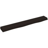 VidaXL Stenska polica temno siva 80x10x4 cm obdelana trdna h Slike