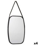  Zidno ogledalo 1273 Crna 43 x 65 x 3 cm Pravokutno (4 kom.) | shoptok.hr