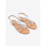 Shelvt Silver Women's Flip Flops | Shoptok.si