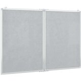 Magnetna bijela ploča sklopiva 120 x 100 x 1 7 cm aluminijska | shoptok.hr