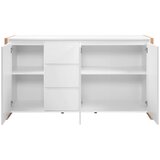 MID.YOU KOMODA, bela, hrast artisan | Shoptok.si