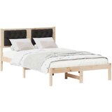  Konstrukcija postelje z vzglavjem Črna 135 x 190 cm blago, (5000084271) | Shoptok.si