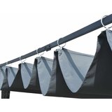  Sjenica s krovom od poliratana 300 x 300 x 220 cm siva i antracit | shoptok.hr