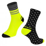 Čarape FORCE SPOT crno-fluo S-M 36-41 Cene