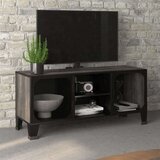 vidaXL TV omarica siva 105x36x47 cm kovina in MDF | Shoptok.si