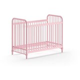 Vipack Rožnata kovinska otroška posteljica 60x120 cm BRONXX – Cene