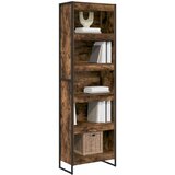 Ormarić za knjige 2 pcs Dimni hrast 60 x 30 x 189,5 cm | shoptok.hr