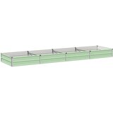  Povišeni vrtni krevet Pastelno zelena 320 x 80 x 24 cm | shoptok.hr
