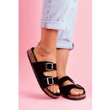 EVENTO PE1 Women's Slides On Corck Black Si Senor Cijene